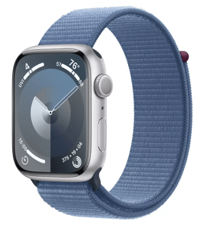 A sleek, modern Apple Watch with a customizable display